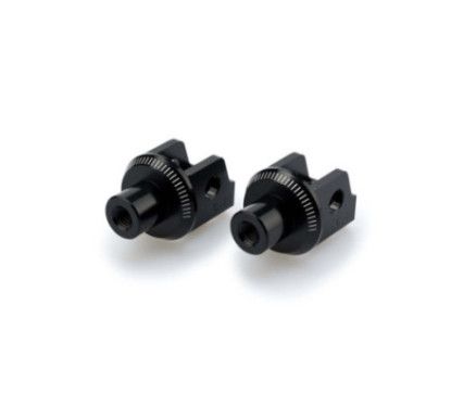 Adaptateurs Puig pour repose-pieds fixes Suzuki DL800 V-Strom 24/25, noir