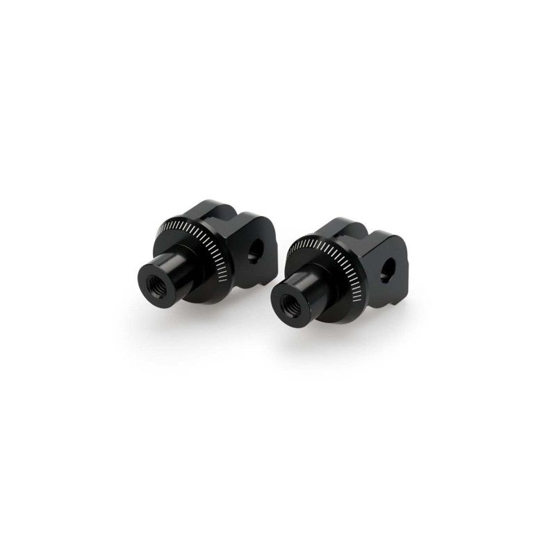 Adaptateurs Puig pour repose-pieds fixes Ducati Multistrada V4 RS 2024 Noir