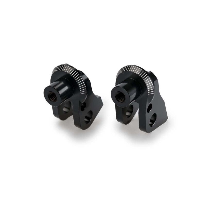 Adaptateurs Puig pour repose-pieds fixes Honda NT1100 DCT 2025, noir