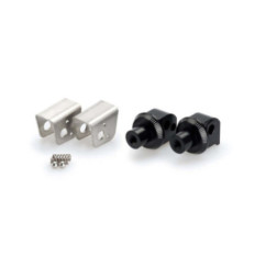 puig adattatori pogg fissi passeggero bmw f800 gs 24 25 nero