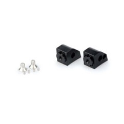 Adaptadores para estriberas de pasajero ajustables Puig para Honda CB1000 Hornet SP 2025 negro
