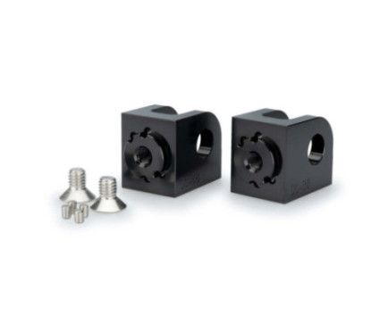 puig adapters adjustable rider pegs cfmoto 800 nk sport 23 25 black
