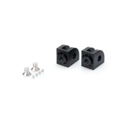 puig adjustable rider pads adapters triumph street triple r low 21 22 black