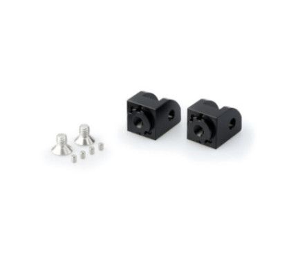 Adaptateurs Puig repose-pieds passager reglables pour Ducati Panigale V4 R 20/22 noir