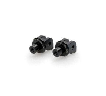 Adaptateurs Puig pour repose-pieds passager fixes Ducati Multistrada V4 RS 2024 Noir
