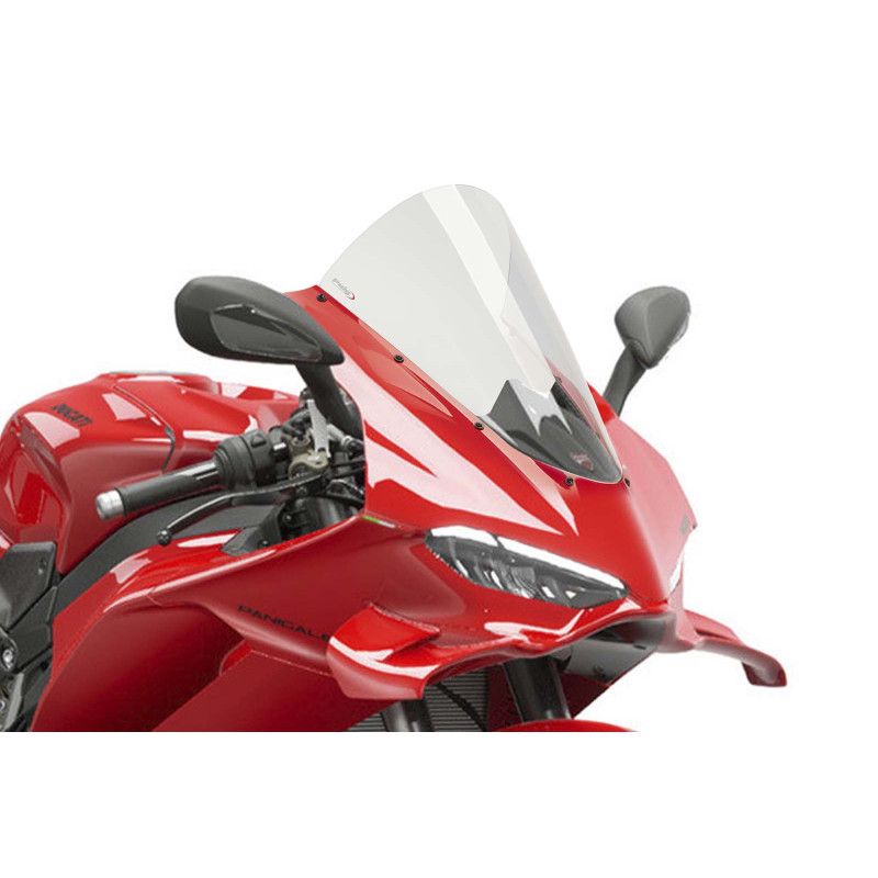 Puig Windschutzscheibe R Racer fur Ducati Panigale V4 2025 transparent