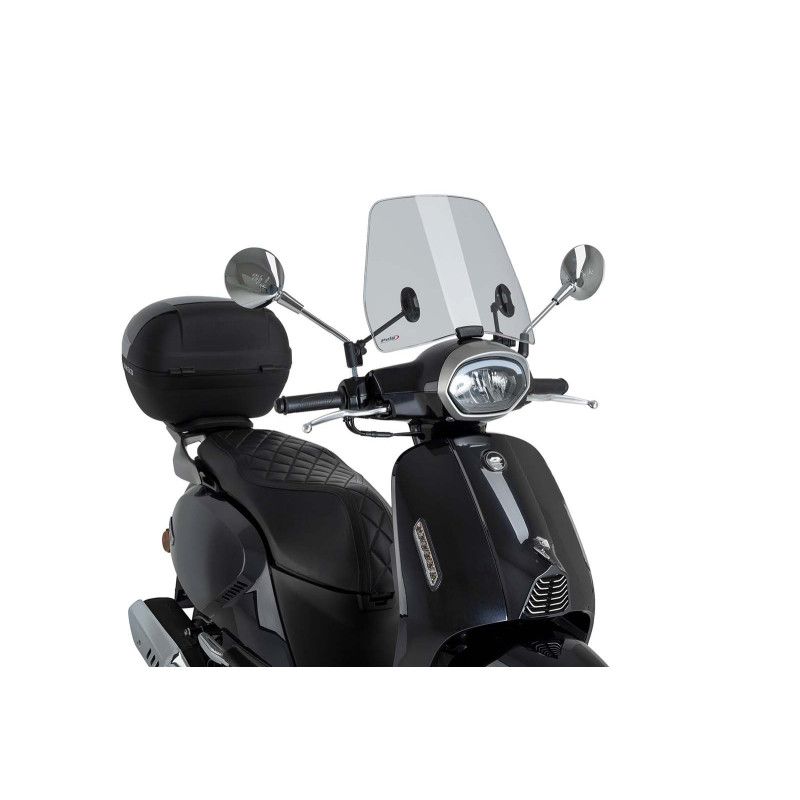 Parabrisas Puig para scooter Trafic QJ LTR 125 2025 ahumado claro