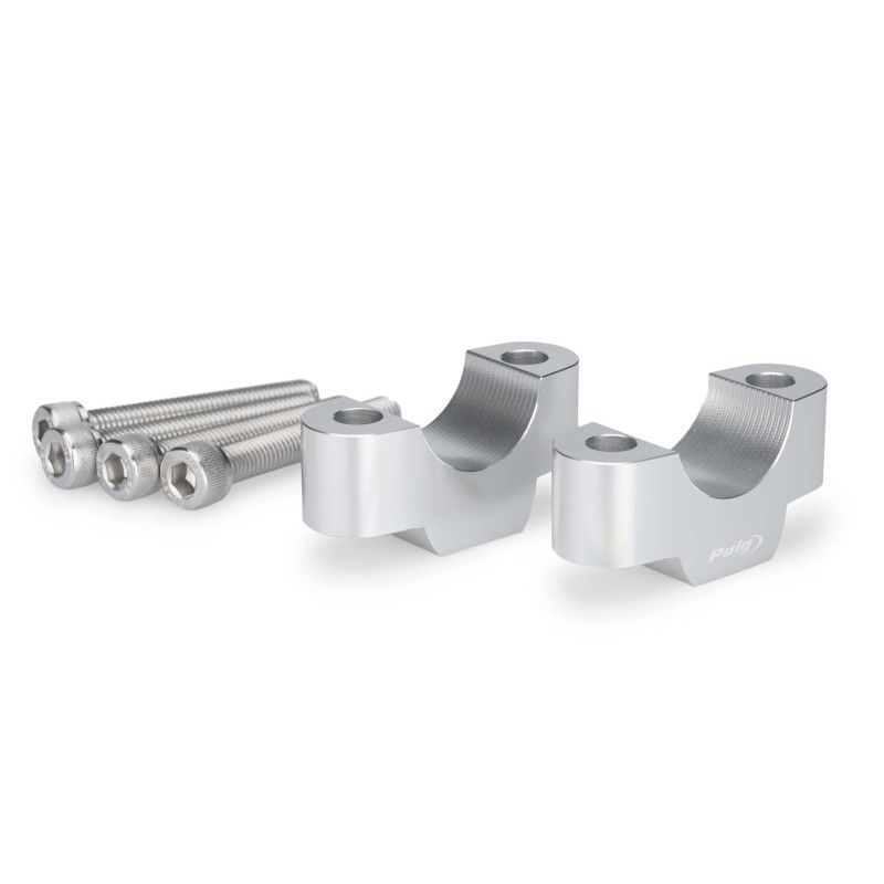 Elevadores Puig para manillar BMW R12 24/25 plata