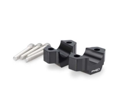 puig risers for handlebars yamaha mt 09 24 25 black