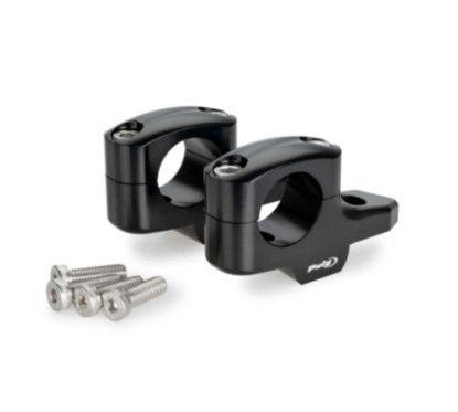 Elevadores Puig Pullback para manillar BMW R1300 GS Triple Black (23/25, negro, 21882N)