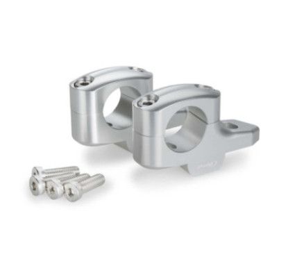 Rehausseurs Puig pour guidon BMW R1300 GS Trophy 23/25 argent 21882P
