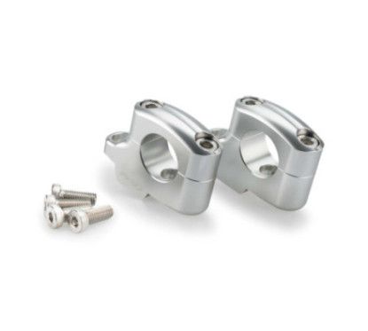 Rehausseurs Puig pour guidon BMW R12 Nine T 2024/2025 argent 22038P