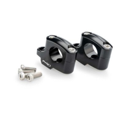 Elevadores Puig con retroceso para manillar BMW R12 (24/25), color negro (22038N)