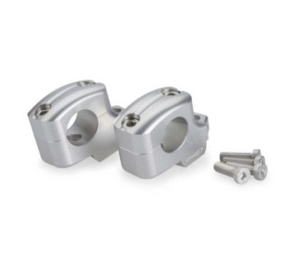 puig pullback risers for yamaha mt 09 y amt 24 25 silver handlebars 22101p
