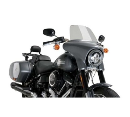 PUIG WINSCHILD HIGH-ROAD TOURING HARLEY D. SOFTAIL SPORT GLIDE FLSB 18-21 RAUCHGRAU