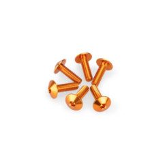 Puig kit vis anodisees m6 pour pare-brise couleur orange