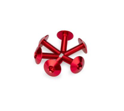 puig kit viti anodizzate m6 per cupolini colore rosso