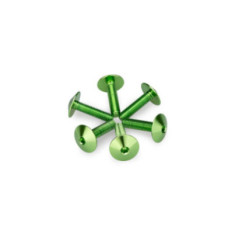 Kit de vis anodisees Puig M5 pour pare-brise couleur verte