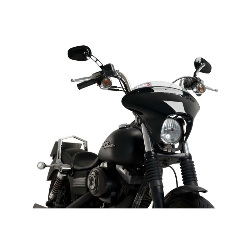 Puig Batwing SML Sport Windschutzscheibe fur Harley D Dyna Street Bob FXDB I 06 17 leicht getont
