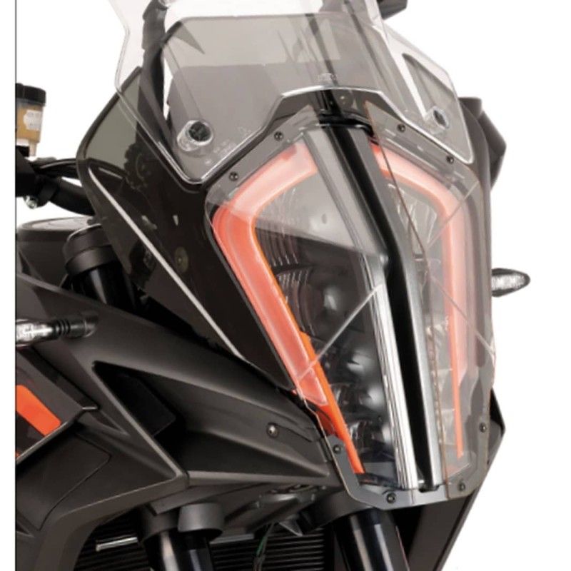 puig headlight guard for ktm 1290 super adventure rs 17 20 clear