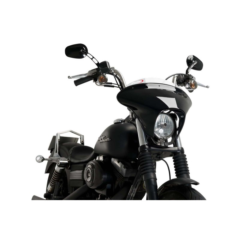 Parabrisas deportivo Puig Batwing SML para Harley D Dyna Street Bob FXDB I 06-17 transparente
