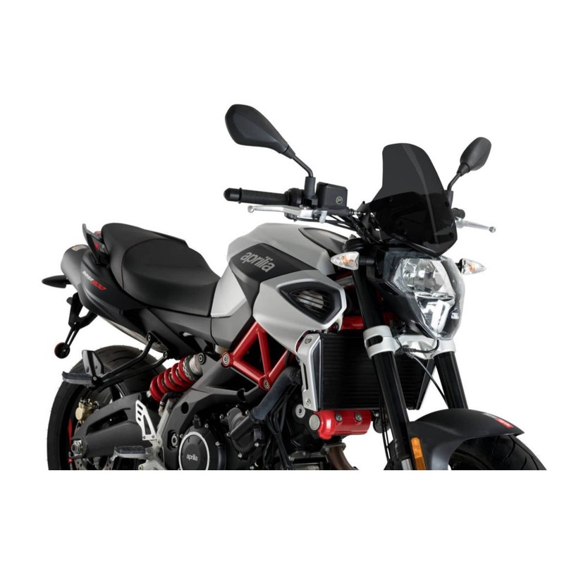 puig naked ng sport screen for aprilia shiver 750 07 09 dark smoke