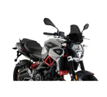 Cupula deportiva Puig Naked NG para Aprilia Shiver 750 07-09 ahumada oscura