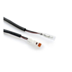 Kit de cablage Puig PlugPlay pour eclairage de plaque d'immatriculation noir