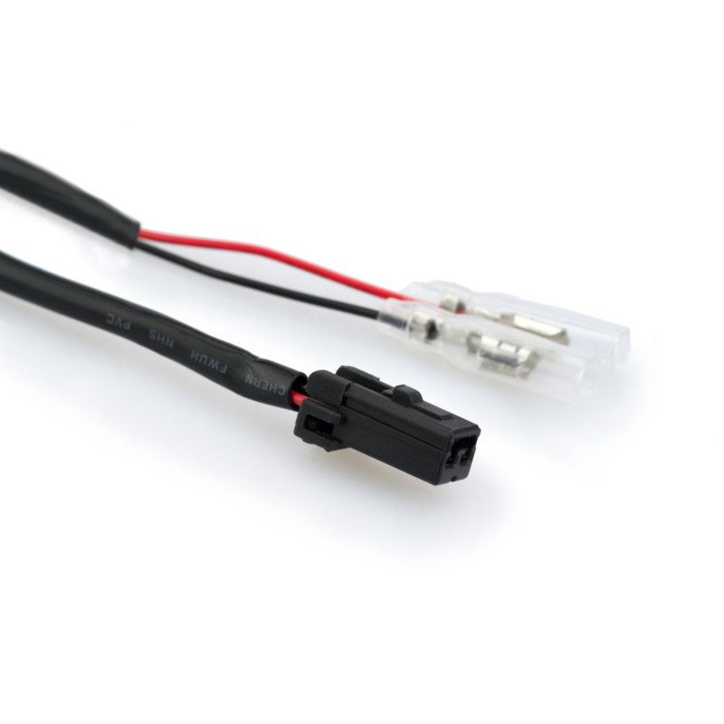 Kit de cablage Puig PlugPlay pour eclairage de plaque d'immatriculation noir
