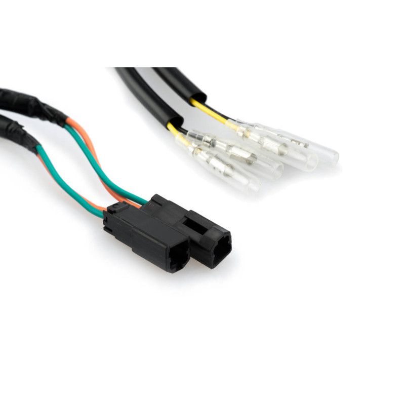 Kit de cablage plug-play Puig pour clignotants arriere noir