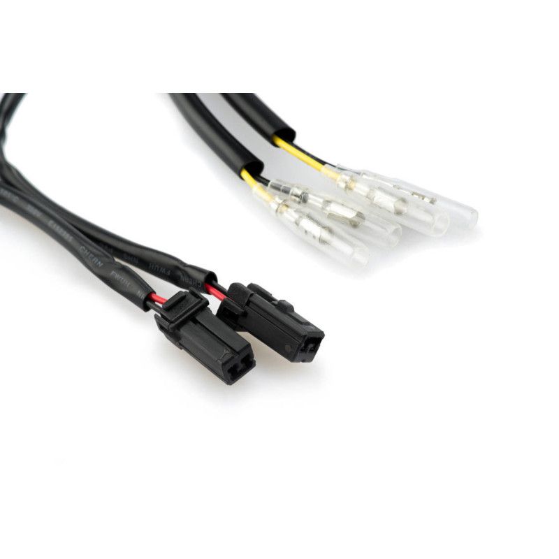 Kit de cableado Puig Plugplay para intermitentes Harley-Davidson en color negro.