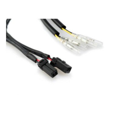 Kit de cableado Puig Plugplay para intermitentes Harley-Davidson en color negro.