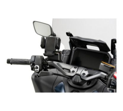 puig brake fluid reservoir cap holder for mobile phone cover fixing for yamaha t max black