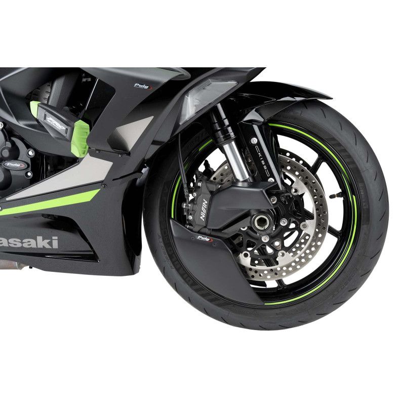Radiador de freno Puig Kawasaki ZX-6R Ninja 24/25 negro mate