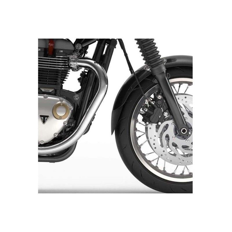 Extension de guardabarros delantero Puig para Triumph Thruxton 1200 16-21 negro mate