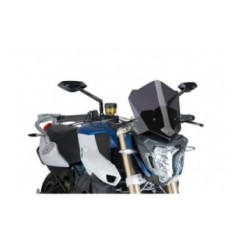 Bulle sport Puig Naked NG pour BMW F800 R 2015, teinte fumEe foncEe