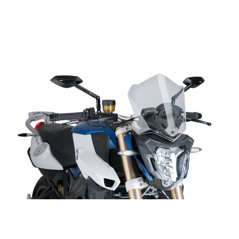 Bulle sport Puig Naked NG transparente pour BMW F800 R 15-20