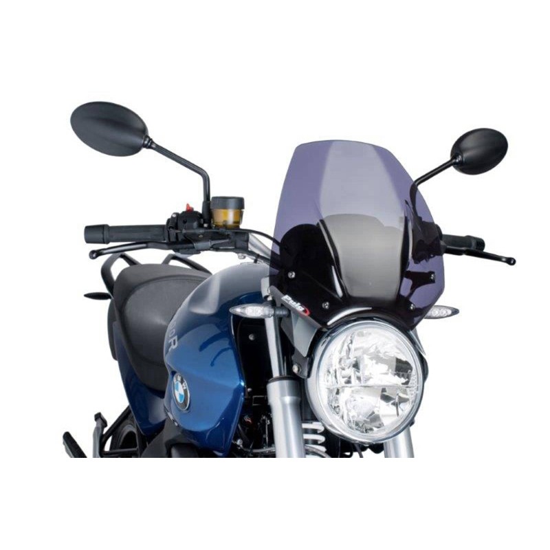 Cupula deportiva Puig Naked NG para BMW R1200 R 06-14 ahumada oscura