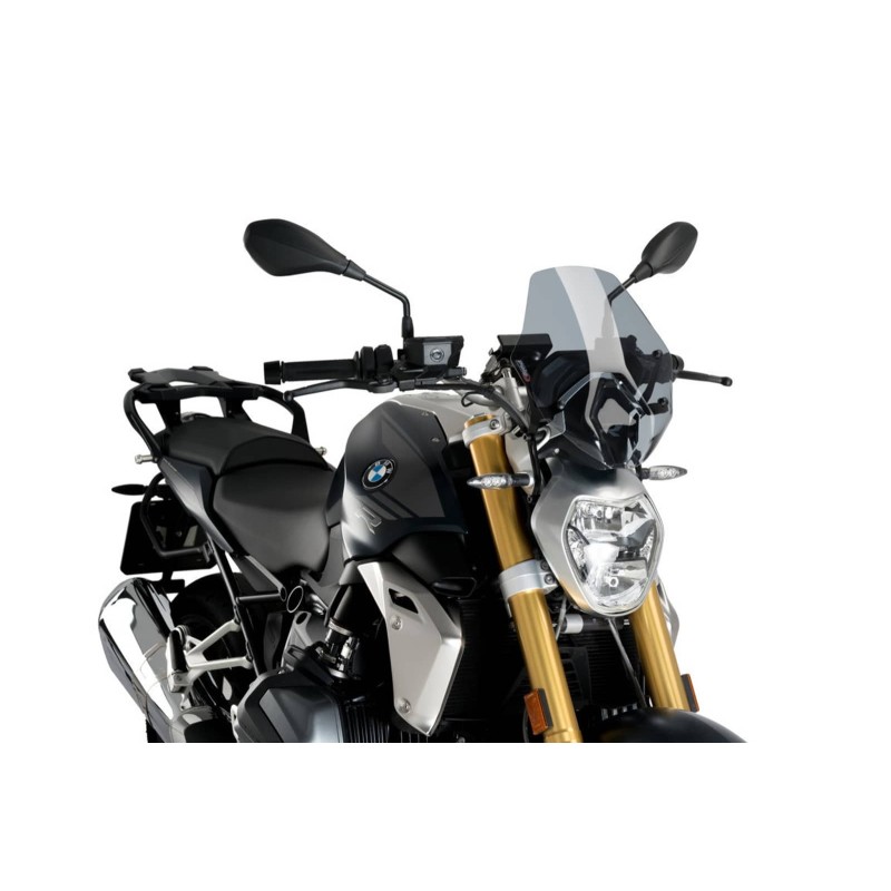 puig naked ng sport windshield for bmw r1250 r 18 22 light smoke