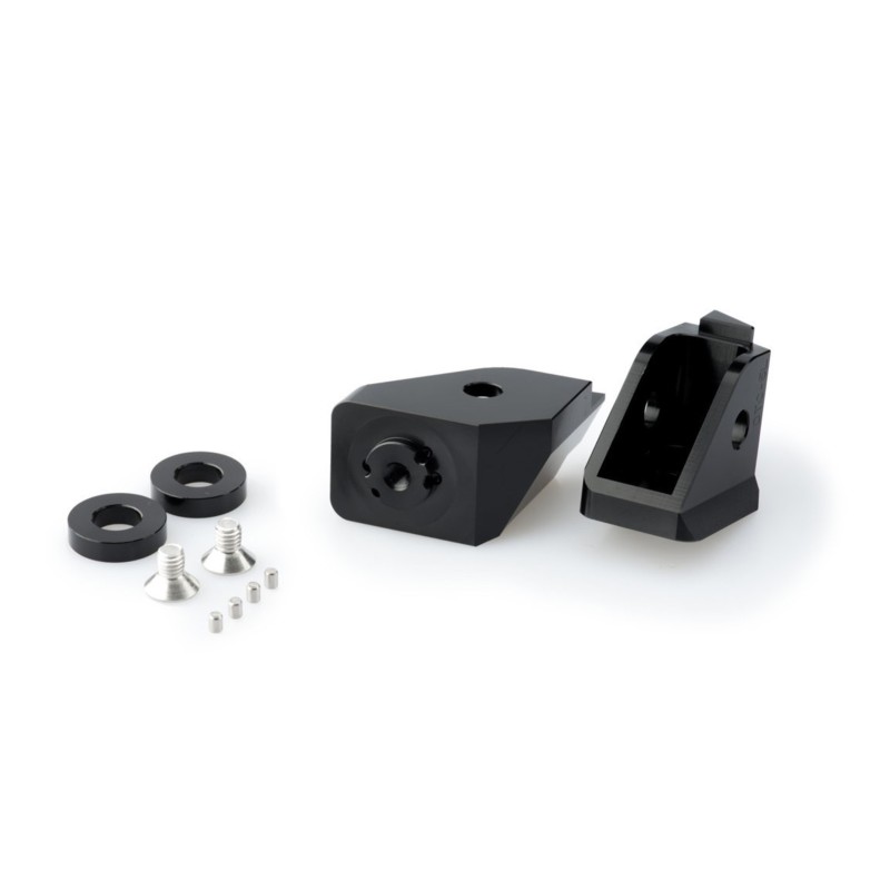 PUIG ADAPTADORES REPOSAPIES CONDUCTOR AJUSTABLE BMW F650 GS 08-12 NEGRO