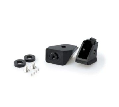 puig adjustable driver pegs adapters for bmw f700 gs 12 17 black