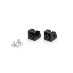 puig adjustable driver pegs adapters for bmw r nine t racer 17 20 black