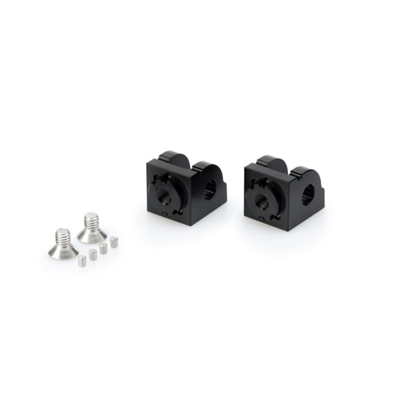 puig adjustable driver pegs adapters for bmw r nine t racer 17 20 black