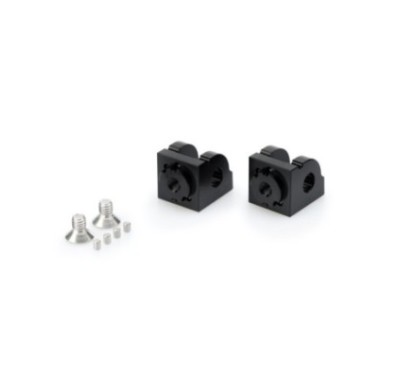 puig adjustable rider pegs adapters for bmw s1000 r 14 20 black