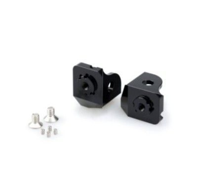puig adjustable rider pegs adapters for bmw s1000 xr 15 19 black