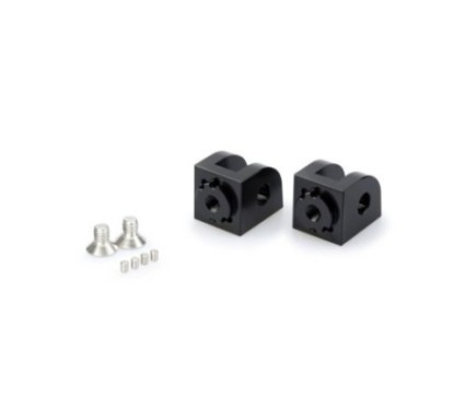 Adaptateurs de repose-pieds pilote reglables Puig pour Honda CB1100RS EX 17-20, noir