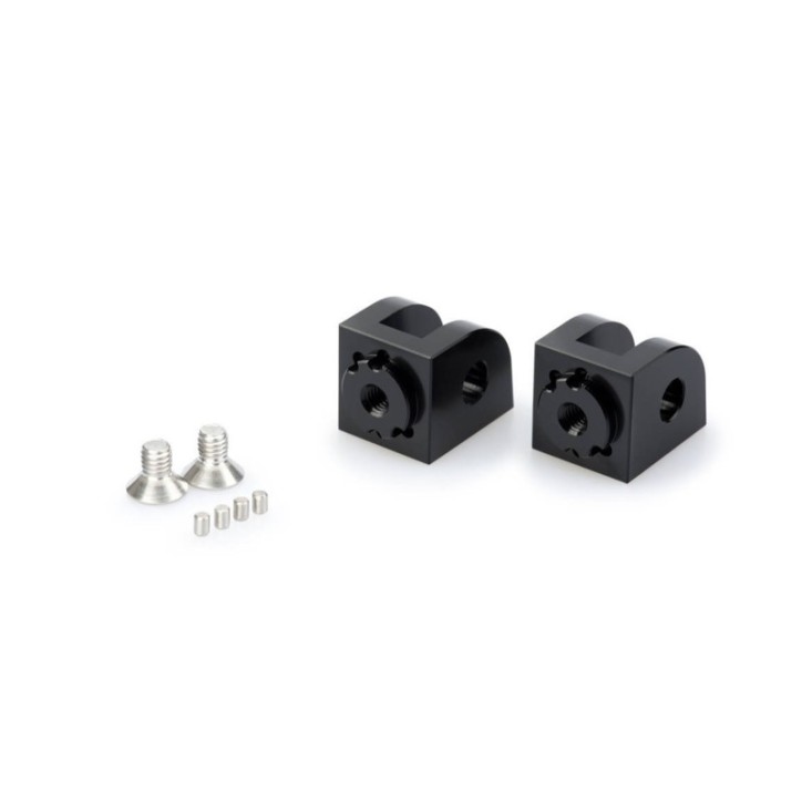 PUIG ADATTATORI POGG. REGOLABILI CONDUCENTE HONDA NC750S 14-15 NERO