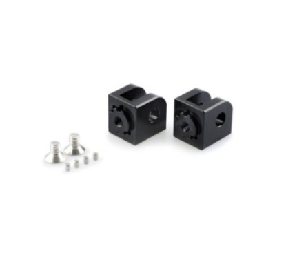 Adaptateurs de repose-pieds reglables Puig pour Honda VFR800F 14-20, noir