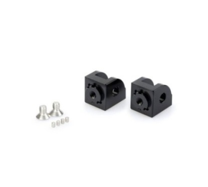 puig adjustable rider pegs adapters for ktm 200 duke 12 13 black