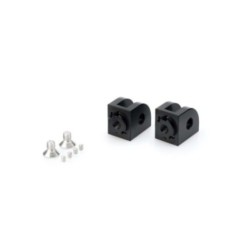 puig adjustable rider pads adapters triumph bonneville bobber 17 25 black